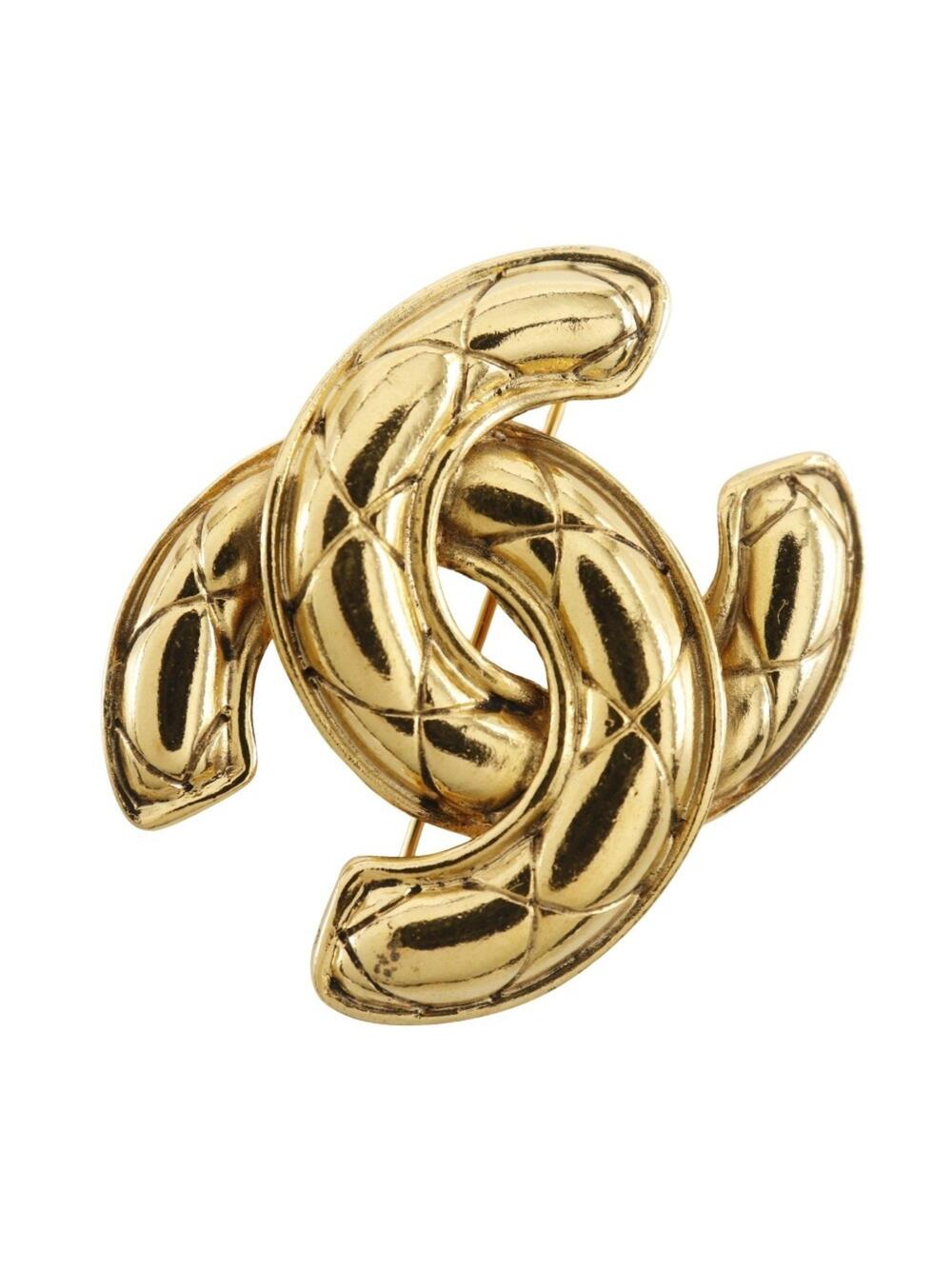 Chanel Cc Logo Brooch Metal #209859C94B